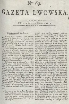 Gazeta Lwowska. 1813, nr 69