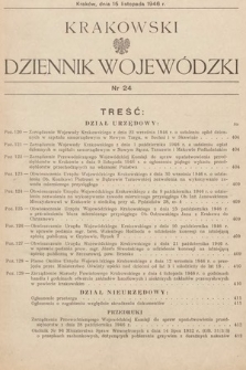 Krakowski Dziennik Wojewódzki. 1946, nr 24