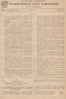 Dziennik Urzędowy Wojewódzkiej Rady Narodowej w Krakowie. 1963, nr 6