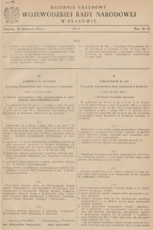 Dziennik Urzędowy Wojewódzkiej Rady Narodowej w Krakowie. 1964, nr 6