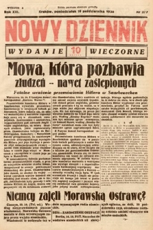Nowy Dziennik (wydanie wieczorne). 1938, nr 277