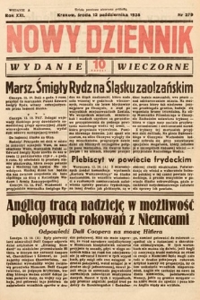 Nowy Dziennik (wydanie wieczorne). 1938, nr 279