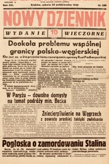 Nowy Dziennik (wydanie wieczorne). 1938, nr 289