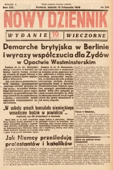 Nowy Dziennik (wydanie wieczorne). 1938, nr 310