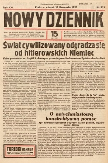 Nowy Dziennik. 1938, nr 313