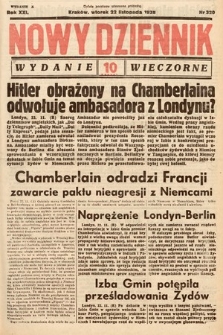 Nowy Dziennik (wydanie wieczorne). 1938, nr 320