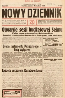 Nowy Dziennik. 1938, nr 331