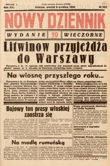 Nowy Dziennik (wydanie wieczorne). 1938, nr 334
