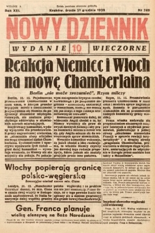Nowy Dziennik (wydanie wieczorne). 1938, nr 349