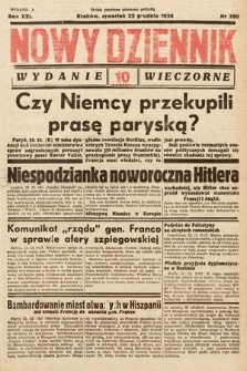 Nowy Dziennik (wydanie wieczorne). 1938, nr 350