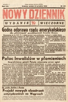 Nowy Dziennik (wydanie wieczorne). 1938, nr 351