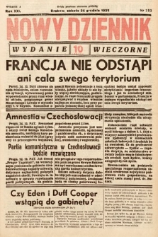 Nowy Dziennik (wydanie wieczorne). 1938, nr 352