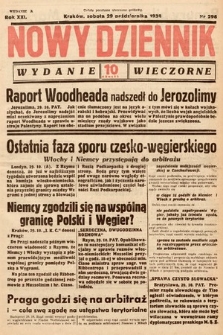 Nowy Dziennik (wydanie wieczorne). 1938, nr 296