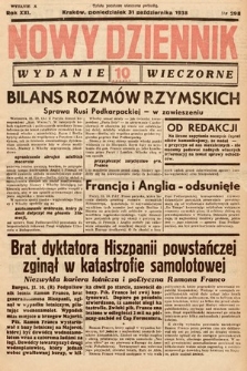 Nowy Dziennik (wydanie wieczorne). 1938, nr 298