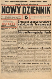 Nowy Dziennik. 1936, nr 6