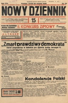 Nowy Dziennik. 1936, nr 22