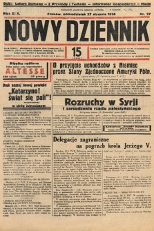 Nowy Dziennik. 1936, nr 27