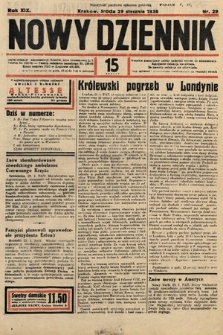 Nowy Dziennik. 1936, nr 29