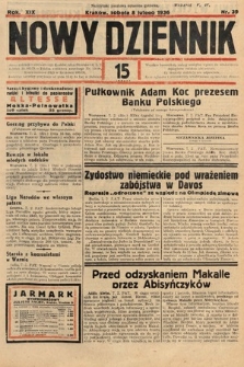 Nowy Dziennik. 1936, nr 39