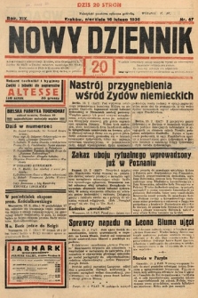 Nowy Dziennik. 1936, nr 47