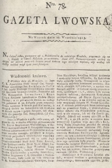 Gazeta Lwowska. 1813, nr 78