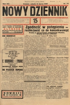 Nowy Dziennik. 1936, nr 74