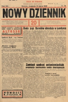 Nowy Dziennik. 1936, nr 75