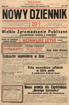 Nowy Dziennik. 1936, nr 114