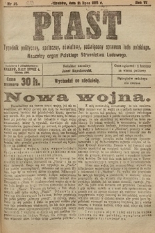 Piast : tygodnik polityczny, społeczny, oświatowy, poświęcony sprawom ludu polskiego : Naczelny organ Polskiego Stronnictwa Ludowego. 1918, nr 29