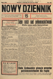 Nowy Dziennik. 1936, nr 167