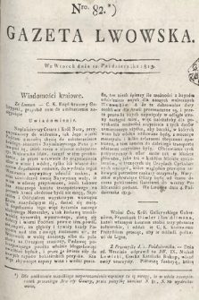 Gazeta Lwowska. 1813, nr 82