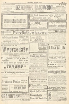 Dziennik Kijowski : pismo polityczne, społeczne i literackie. 1911, nr 184