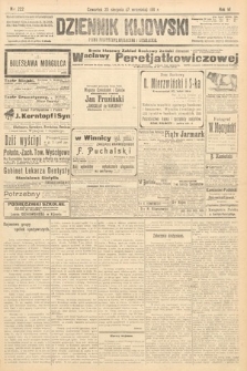Dziennik Kijowski : pismo polityczne, społeczne i literackie. 1911, nr 222