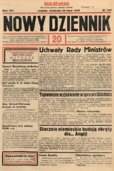 Nowy Dziennik. 1936, nr 205