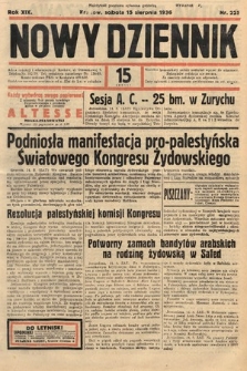 Nowy Dziennik. 1936, nr 225