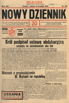 Nowy Dziennik. 1936, nr 342
