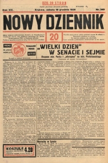 Nowy Dziennik. 1936, nr 349