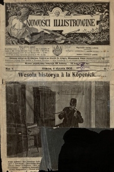 Nowości Illustrowane. 1908, nr 1