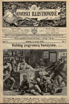 Nowości Illustrowane. 1908, nr 7