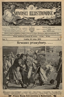 Nowości Illustrowane. 1908, nr 8