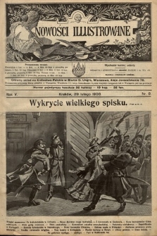 Nowości Illustrowane. 1908, nr 9