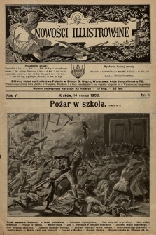 Nowości Illustrowane. 1908, nr 11