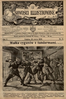 Nowości Illustrowane. 1908, nr 13