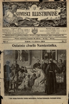 Nowości Illustrowane. 1908, nr 17