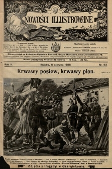 Nowości Illustrowane. 1908, nr 23