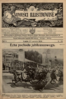 Nowości Illustrowane. 1908, nr 26