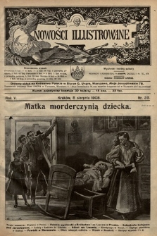 Nowości Illustrowane. 1908, nr 32