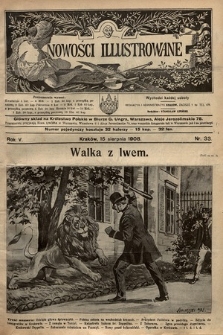 Nowości Illustrowane. 1908, nr 33