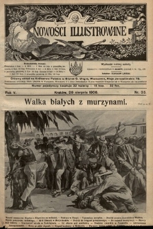 Nowości Illustrowane. 1908, nr 35