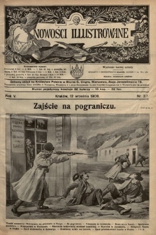 Nowości Illustrowane. 1908, nr 37